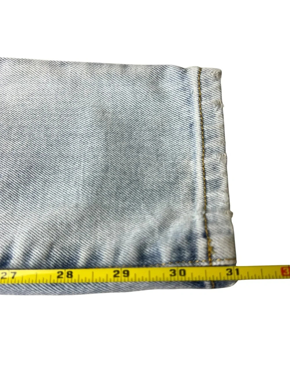 Diesel D-Strukt Slim Fit 29X32 Men’s Light Wash Blue  Jeans